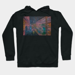 Rainy City Street Hoodie